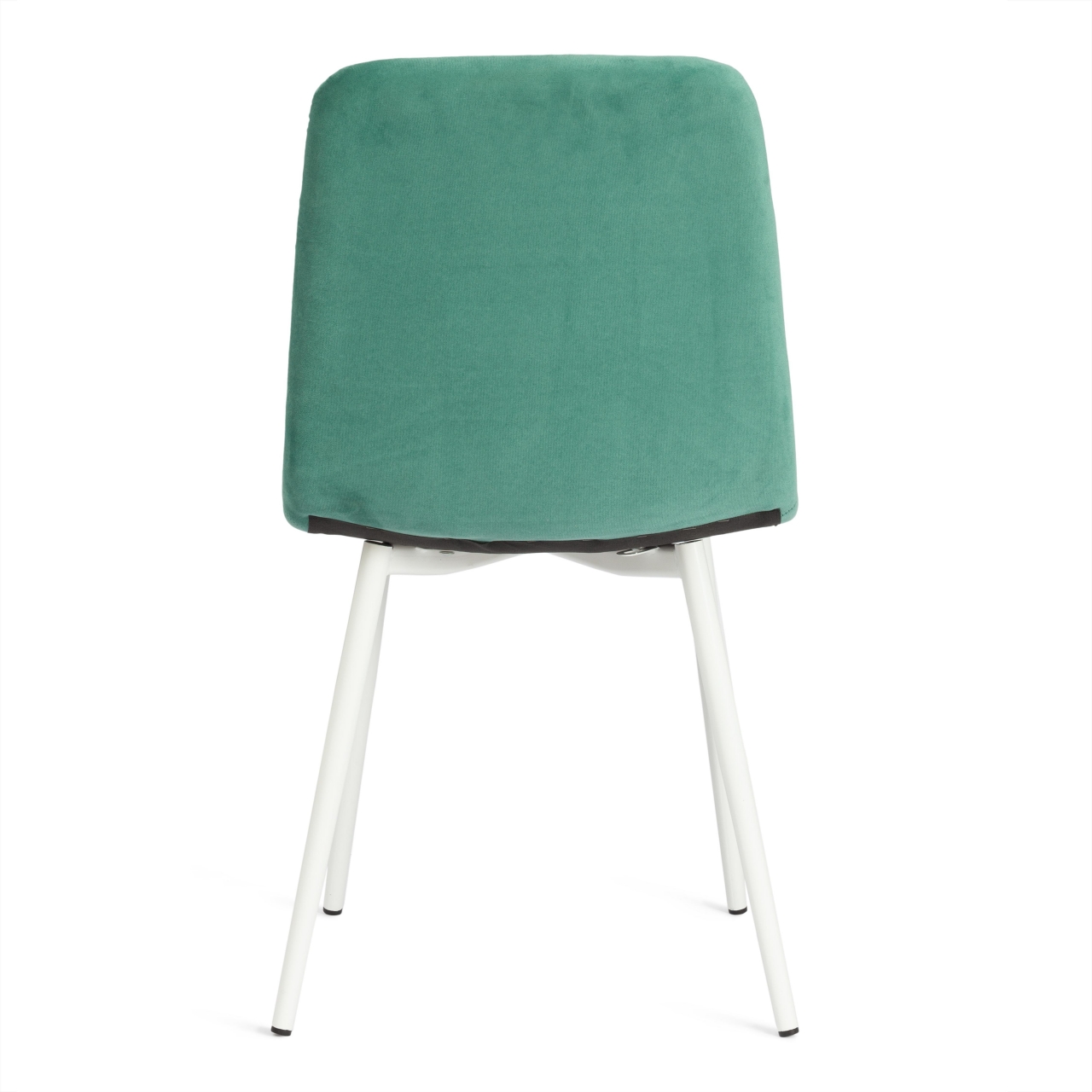 Стул CHILLY MAX Велюр/металл , 45 х 54 х 90 см , бирюзово-зеленый/белый