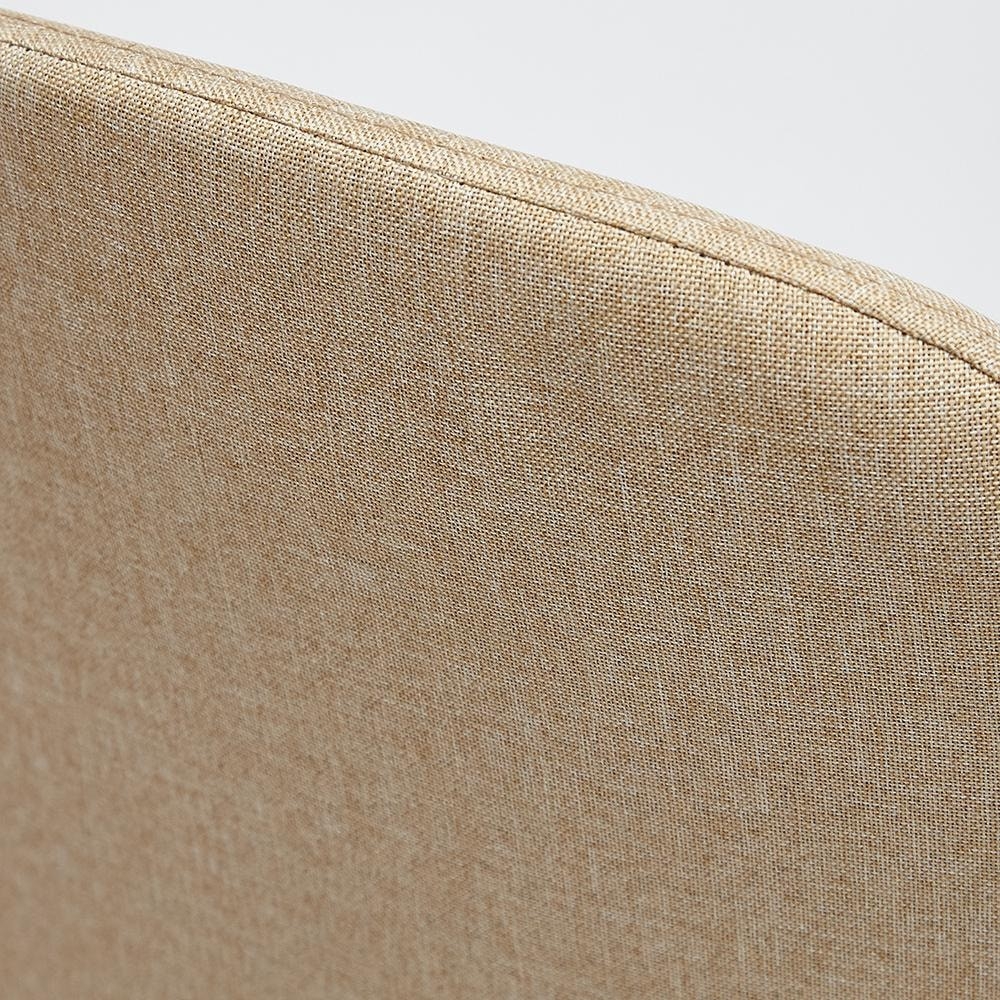 Стул BREEZE (mod. 4724) металл/ткань, 44х48х87см, бежевый/натуральное дерево