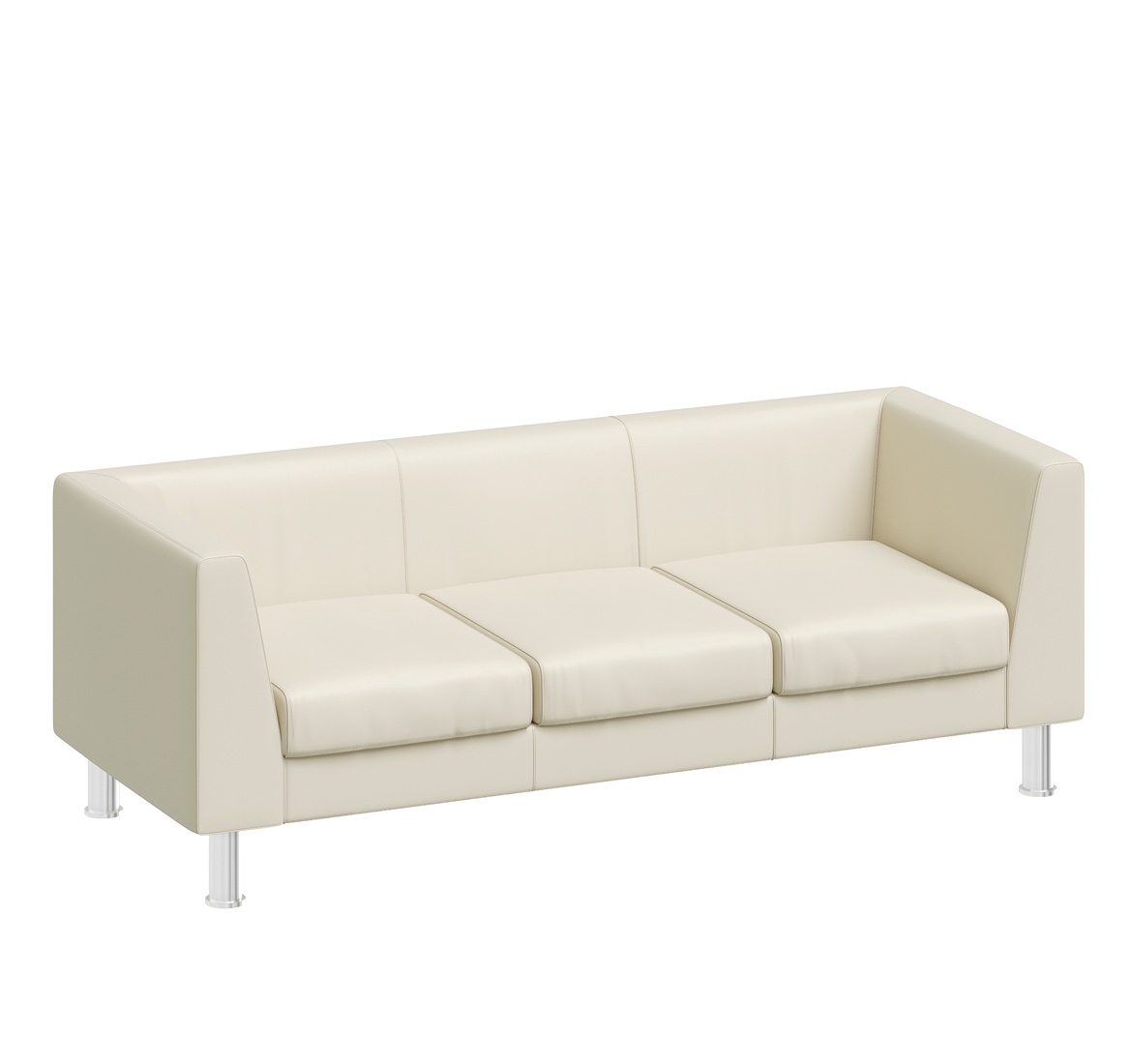 Диван трехместный EVA 3 Ecotex 3027 Бежевый