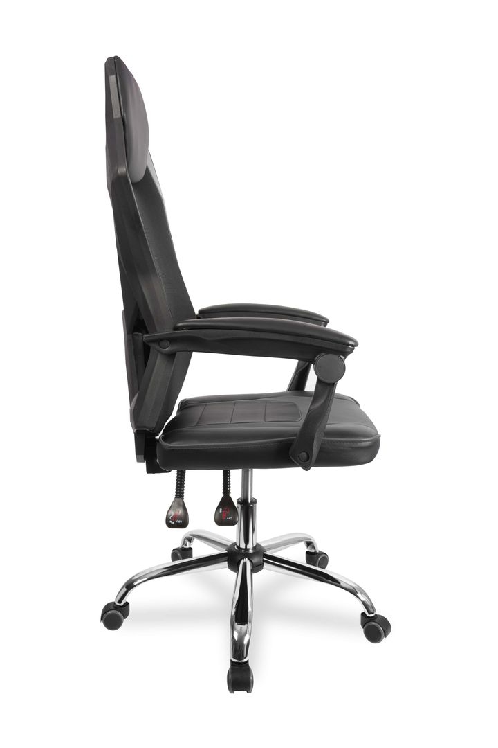 Кожаное компьютерное кресло CLG-802 LXH Black