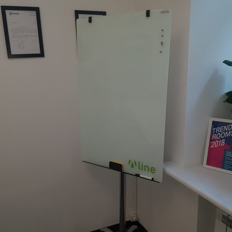 Стеклянный флипчарт Askell Flipchart F067104 (010)