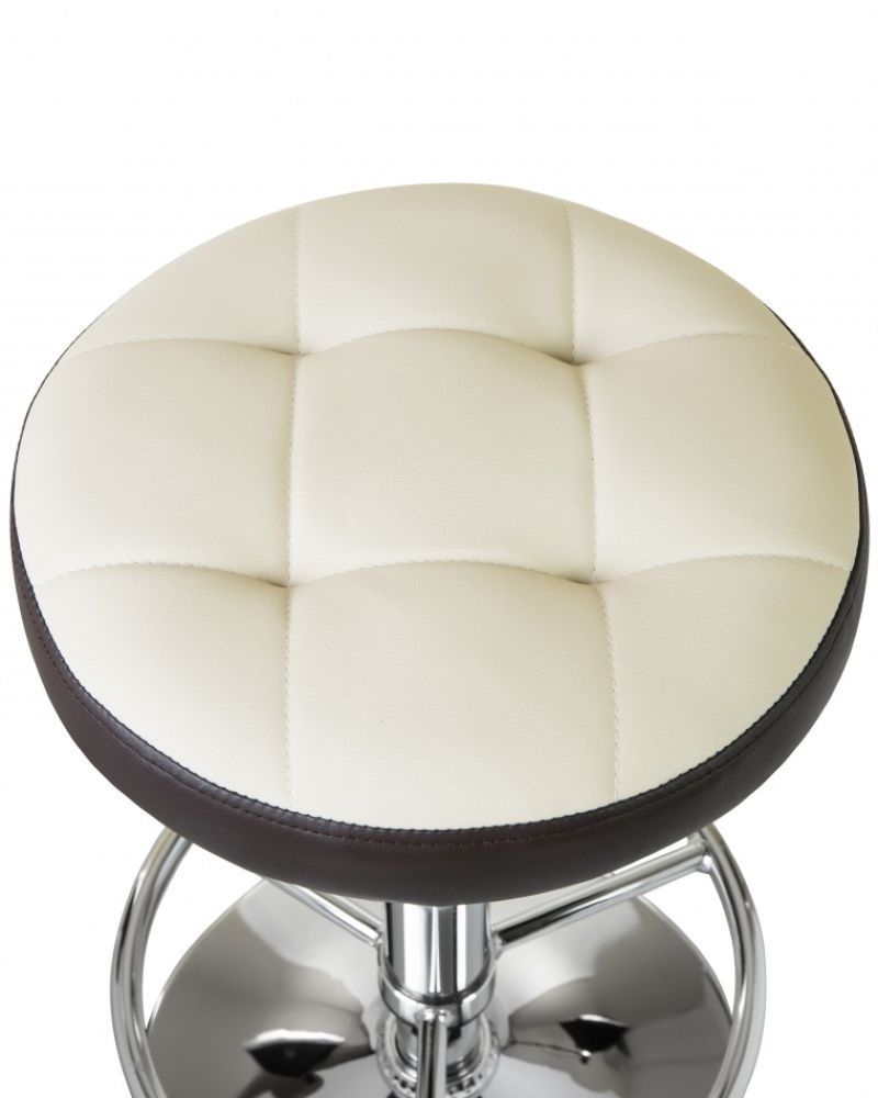 Табурет барный DOBRIN BRUNO Кремово-коричневый