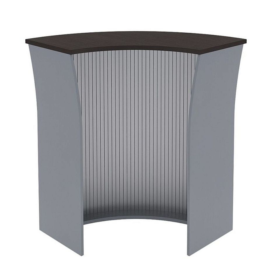 Стойка ресепшн угловая IMAGO РС-5 Венге Магия