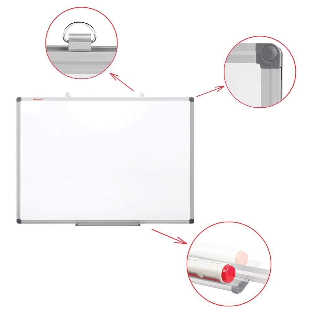 Доска магнитно-маркерная BRAUBERG Extra 100х150 см