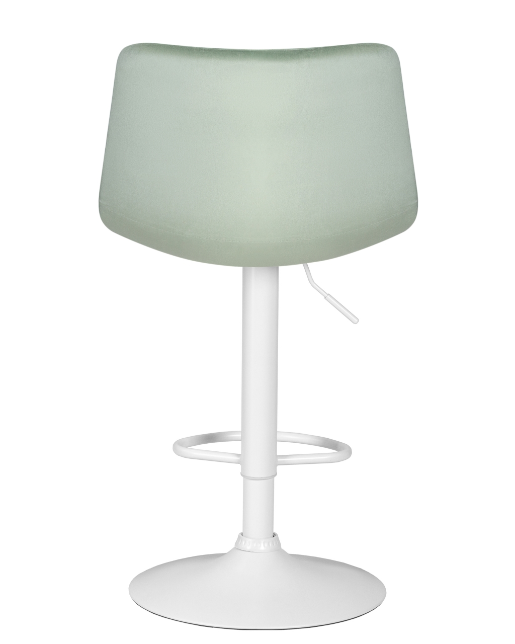 Стул барный DOBRIN TAILOR WHITE (пудрово-мятный велюр (MJ9-87)) 2 шт