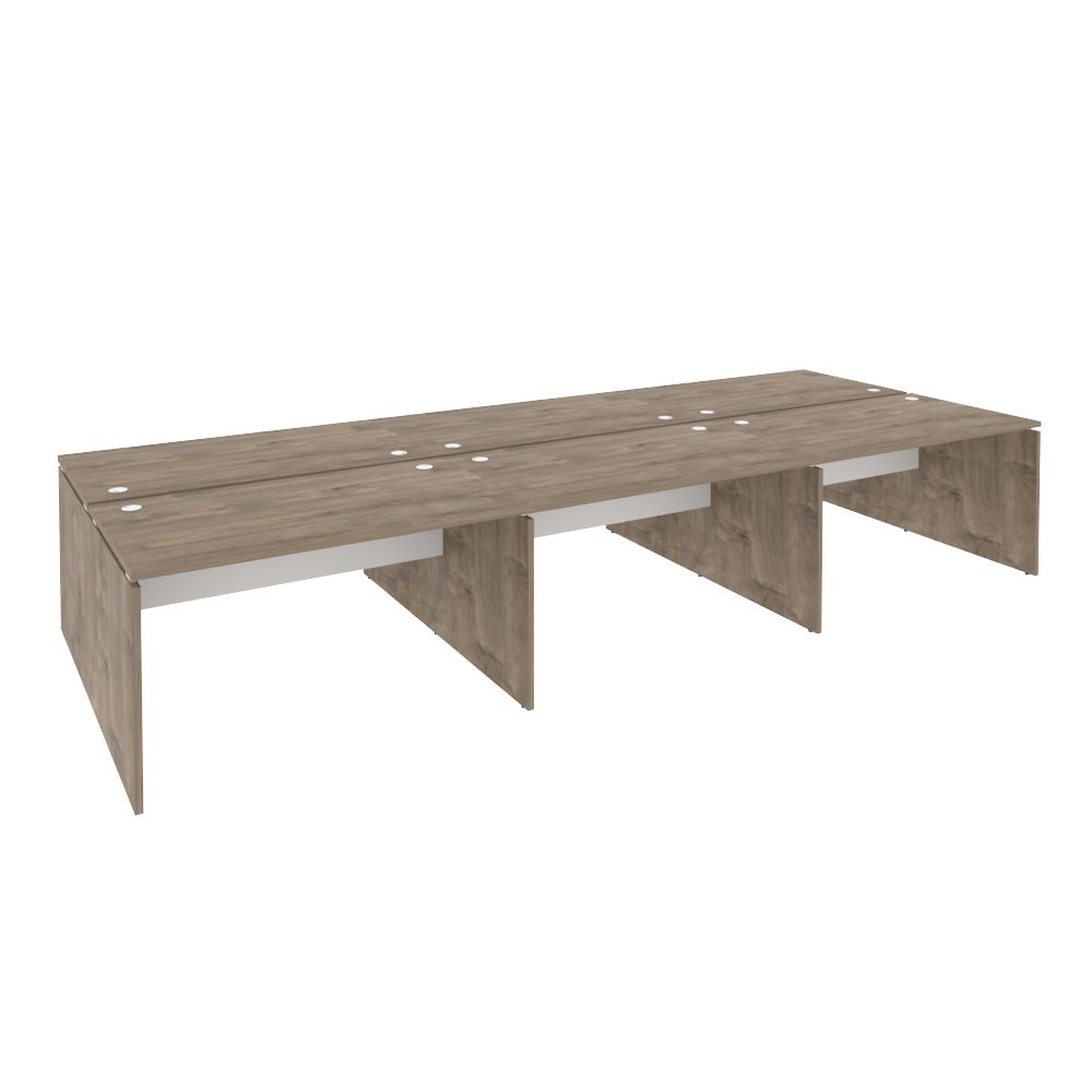 Рабочая станция ONIX O.D.RS-6.3.8 Тиквуд Темный/Белый