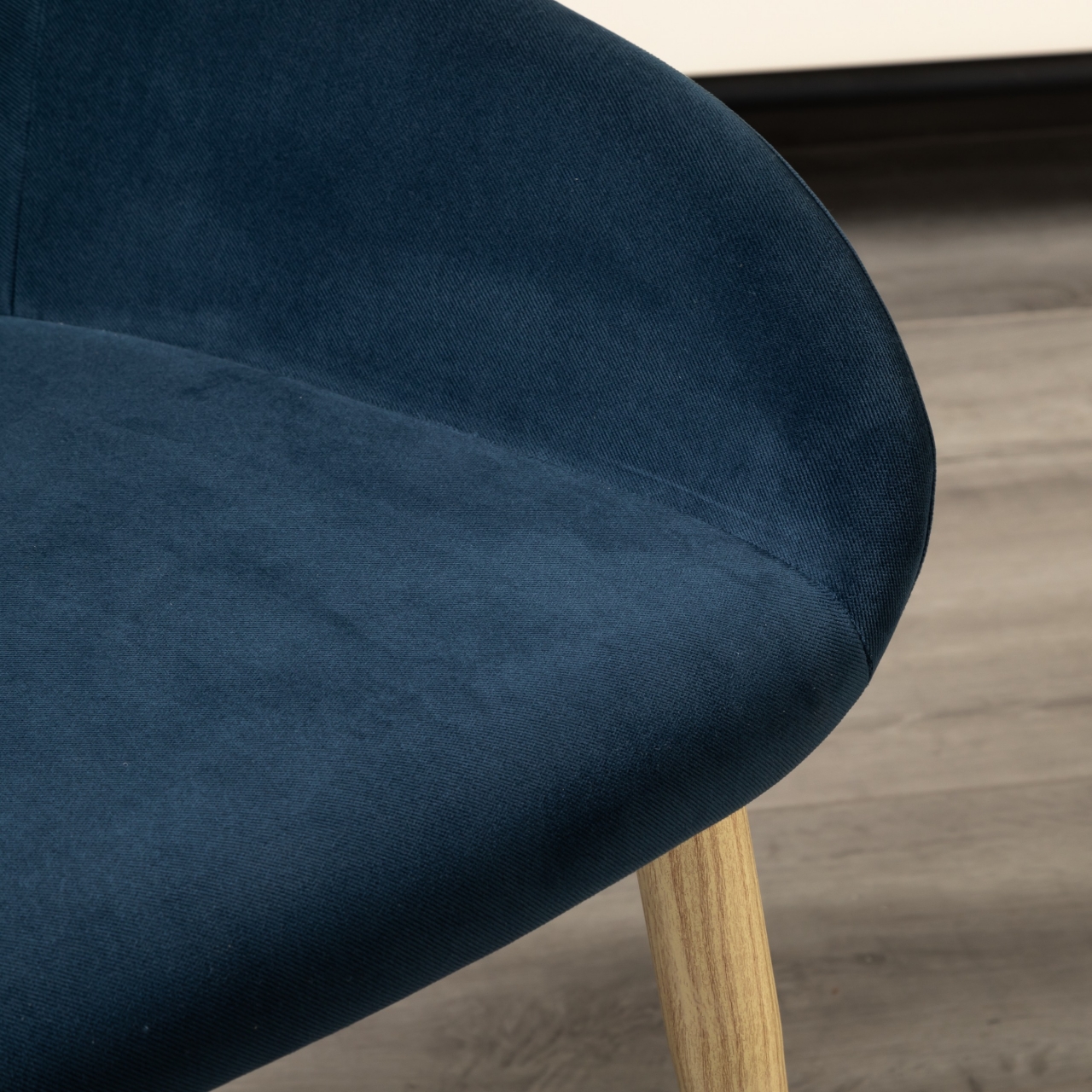 Стул Kent Diag blue/нат.дуб