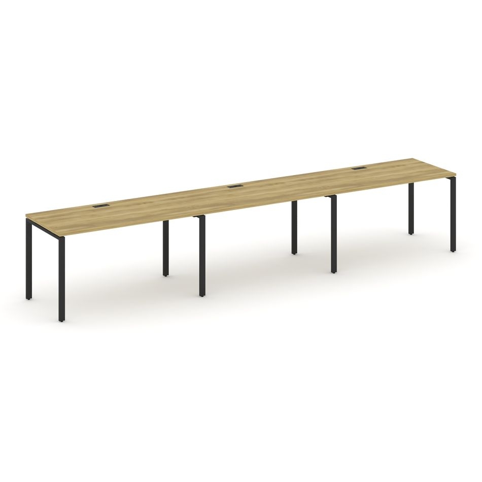 Рабочая станция на 3 места CONCEPT CN.ORS-007 Дуб Винченцо Черный