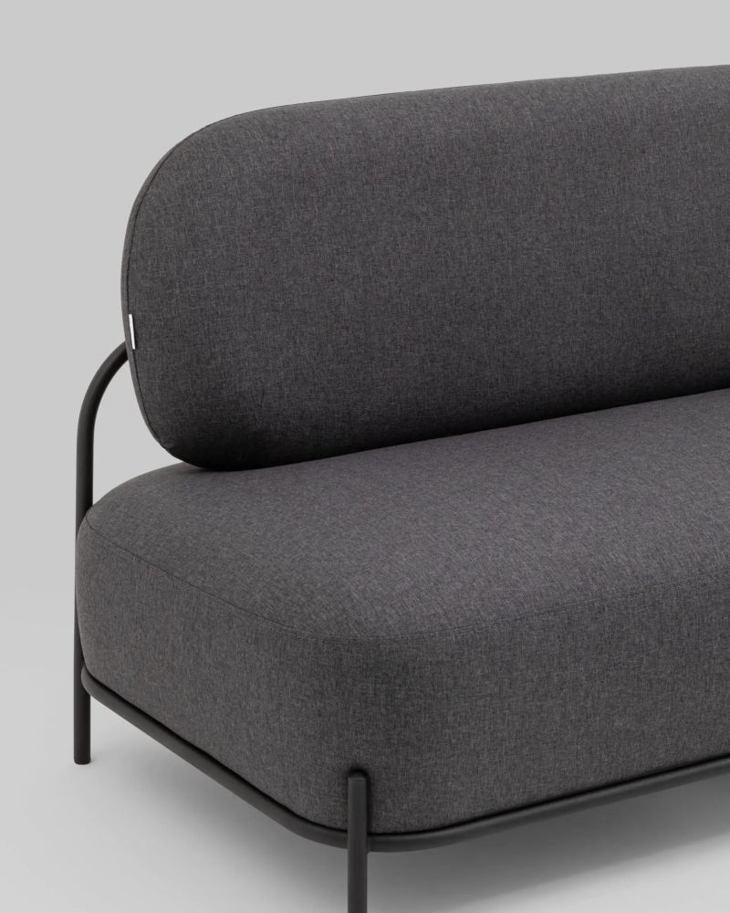 Диван Стоун рогожка Темно-серый