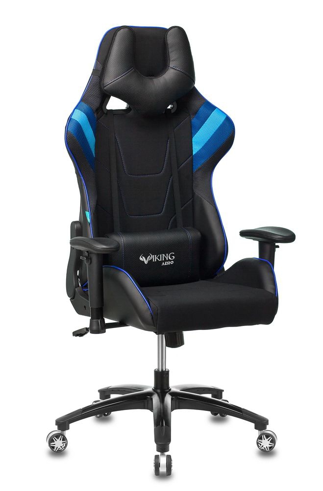 Кресло игровое Бюрократ VIKING 4 AERO BLUE