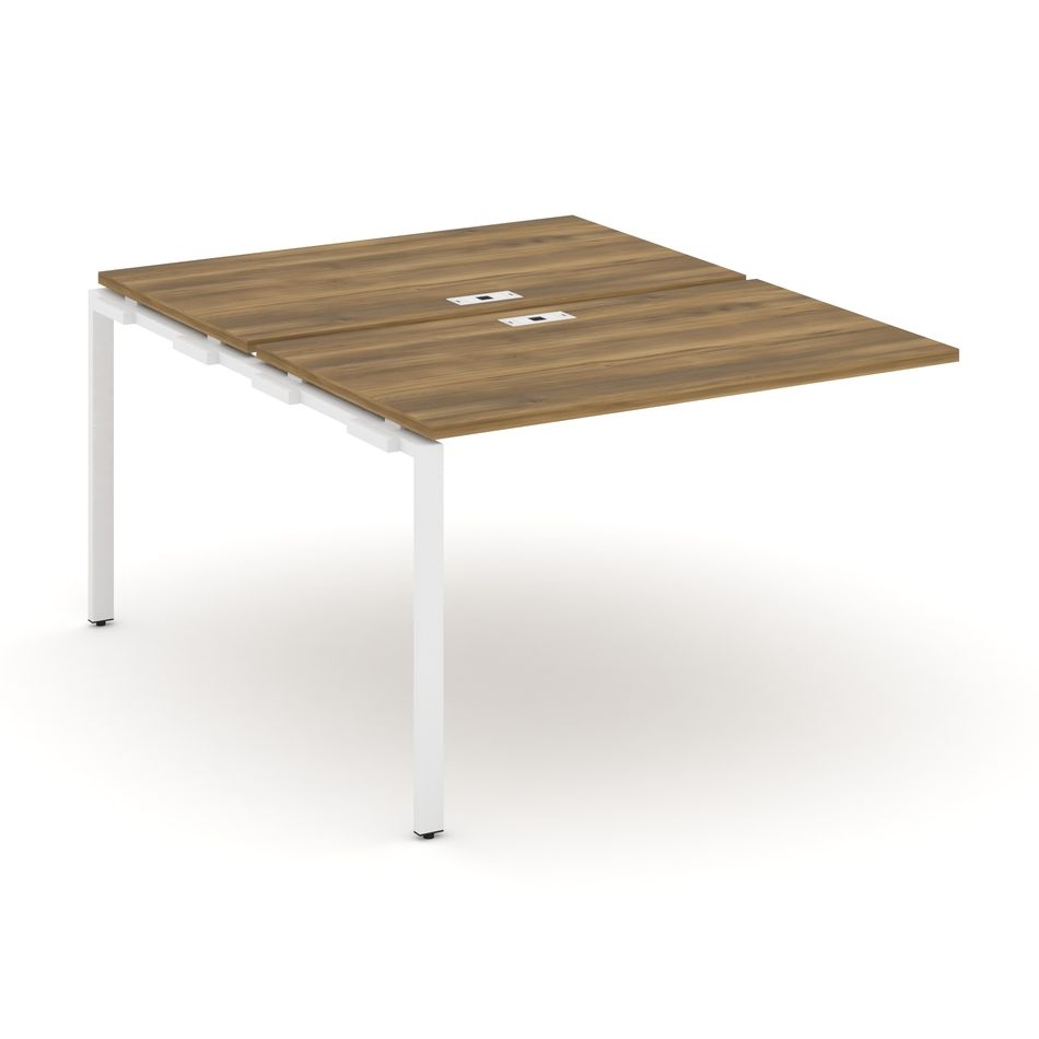 Двойной наборный элемент рабочей станции CONCEPT CN.DNRS-002 Сандал Янтарный Белый