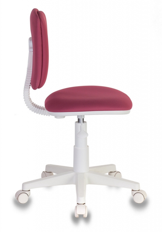 Кресло детское Бюрократ CH-W204NX (пластик белый) Розовый 26-31