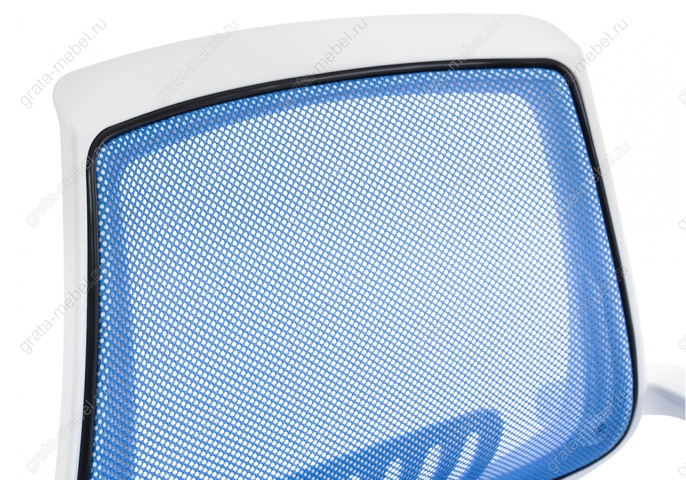 Компьютерное кресло Ergoplus белое / голубое