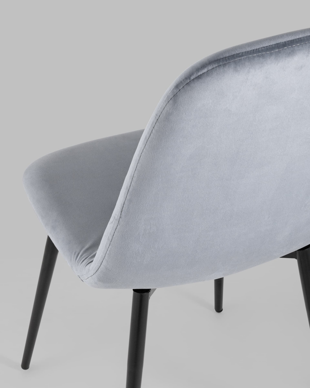 Стул Норман велюр Серый