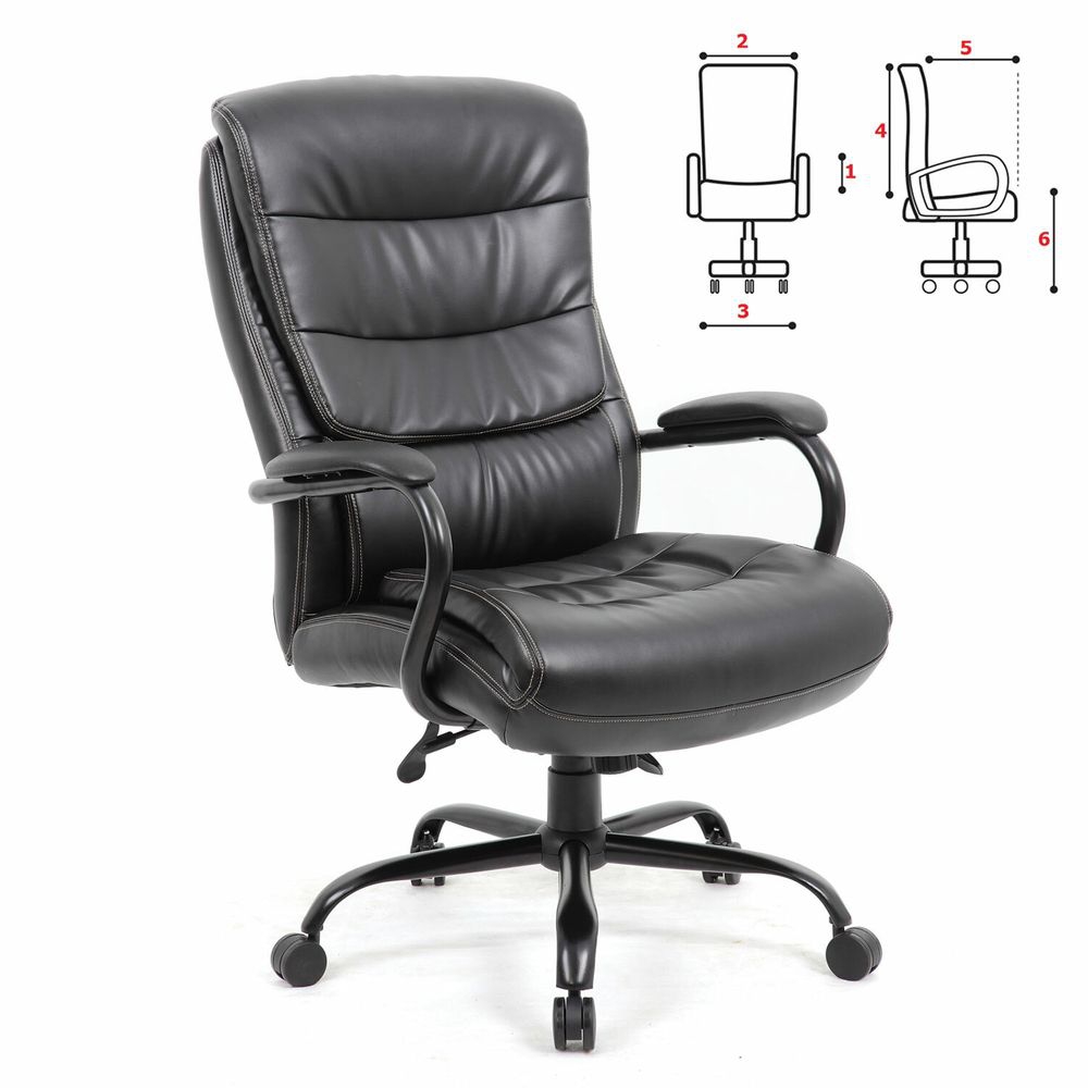 Кресло офисное BRABIX PREMIUM Heavy Duty HD-004 Черный