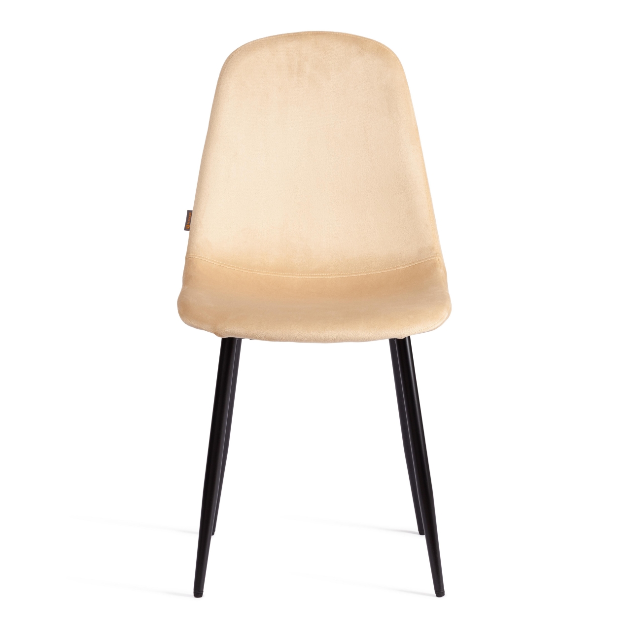 Стул BREEZE (mod. JSC-58) Велюр/металл , 44 х 53 х 86 см, sandy (песочный) HLR6 / черный