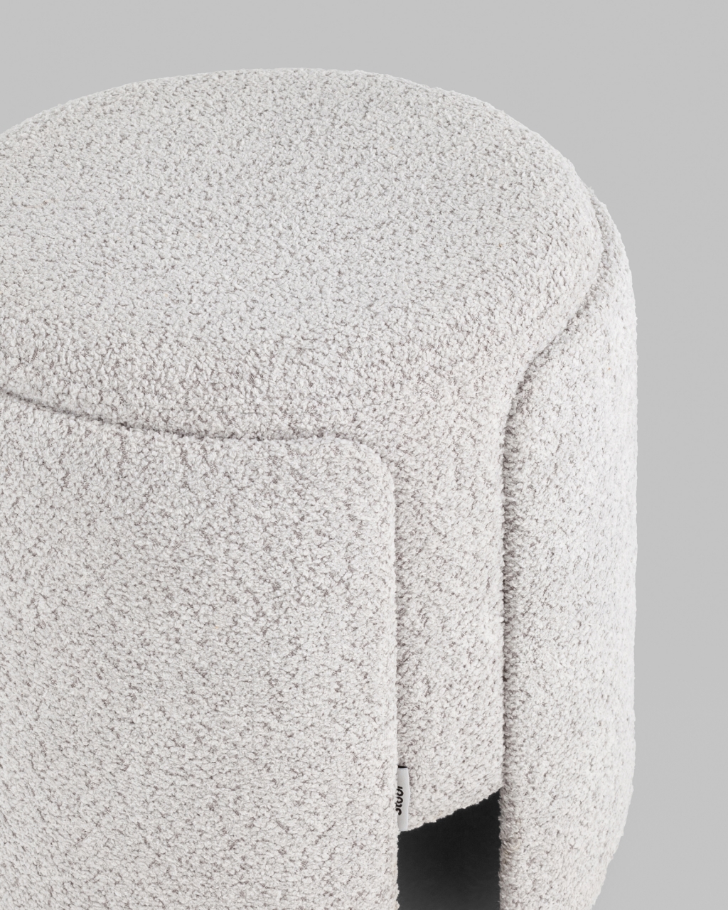 Пуф Taks букле (светло-серый)