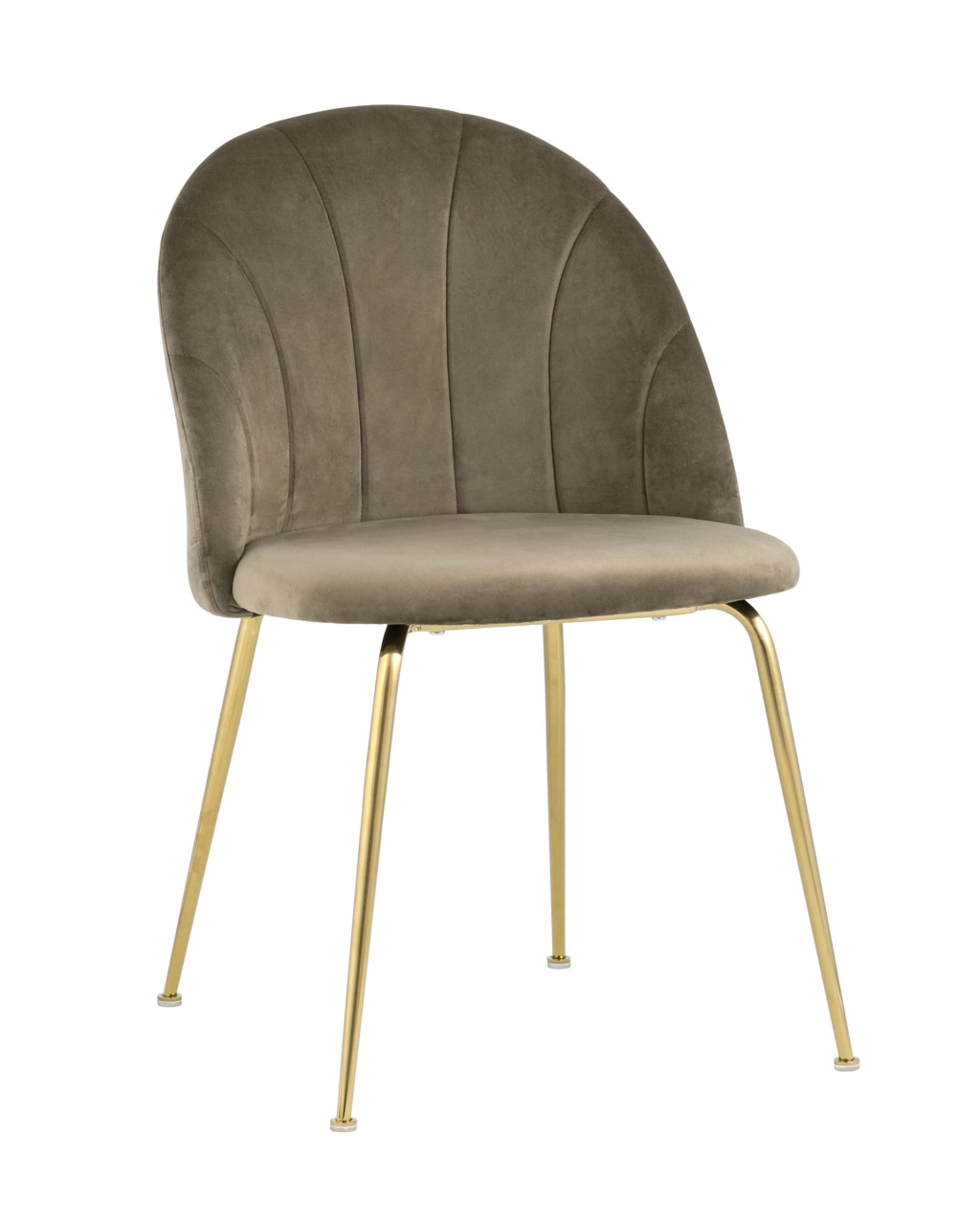 Стул Kiwi Gold велюр Коричневый