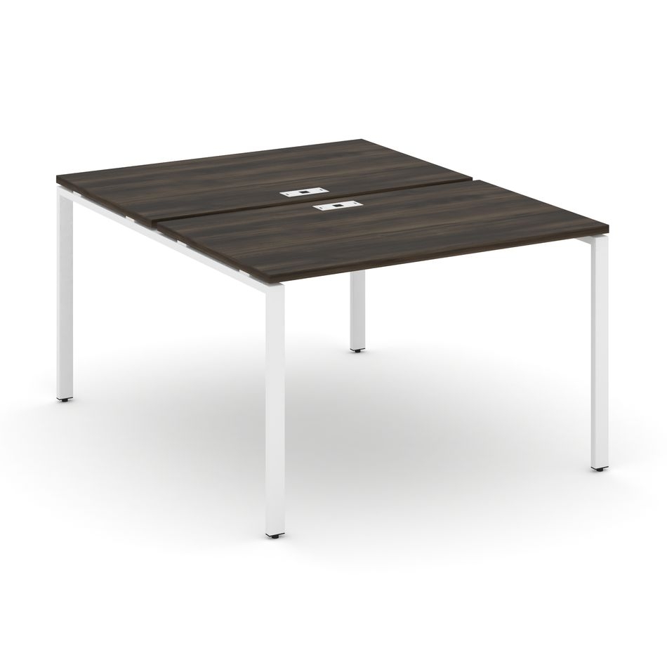 Рабочая станция двухсторонняя на 2 места CONCEPT CN.DRS-002 Дуб Мали Белый