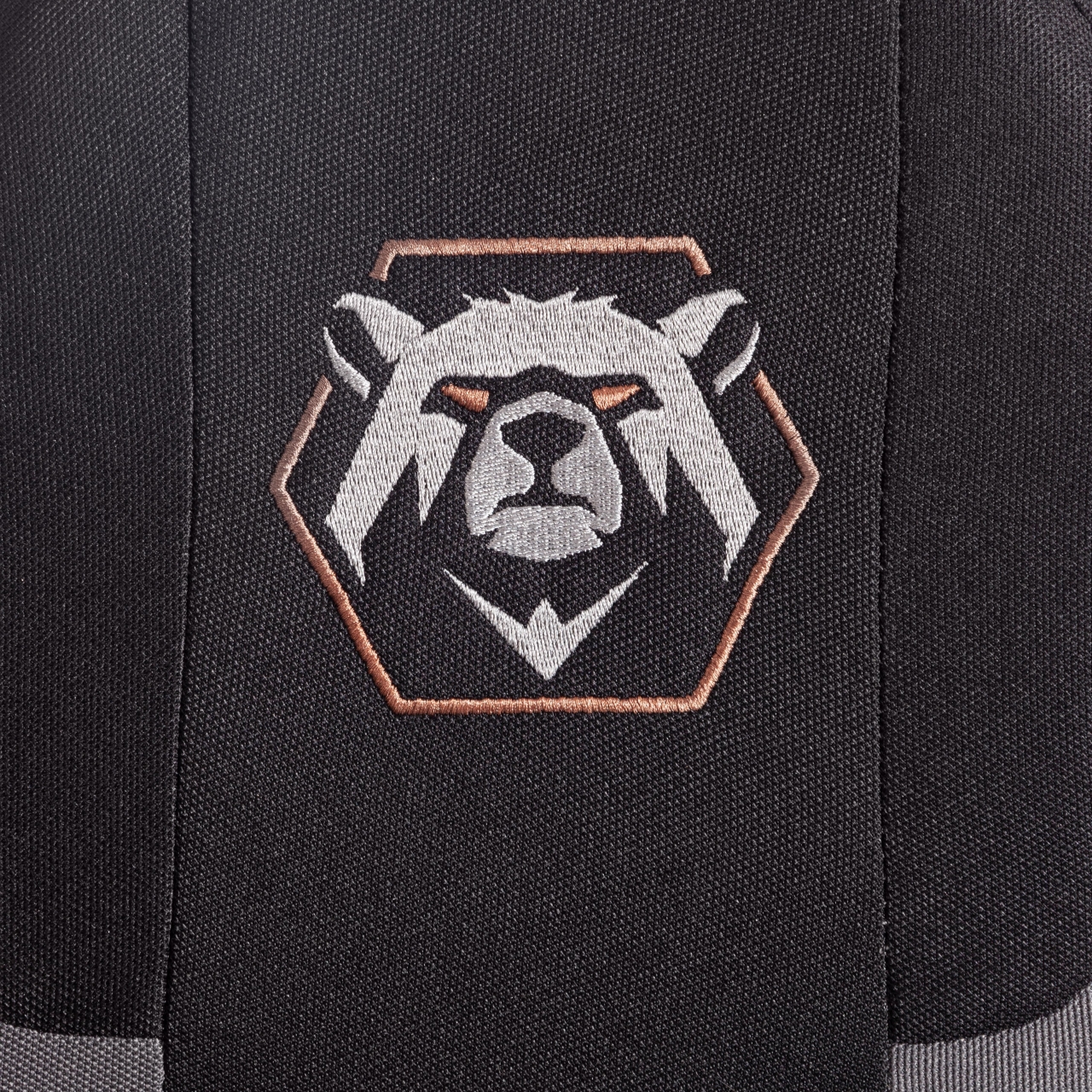Кресло iBear ткань, черно-серый/black-grey