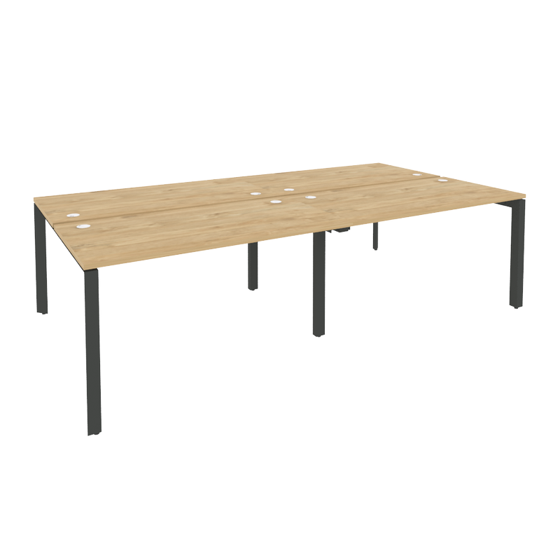 Рабочая станция на П-образном м/к ONIX O.MP-D.RS-4.3.7 Тиквуд Светлый/Антрацит