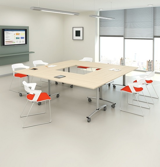 Стол складной Connect 140х70х72.5см Акация аури