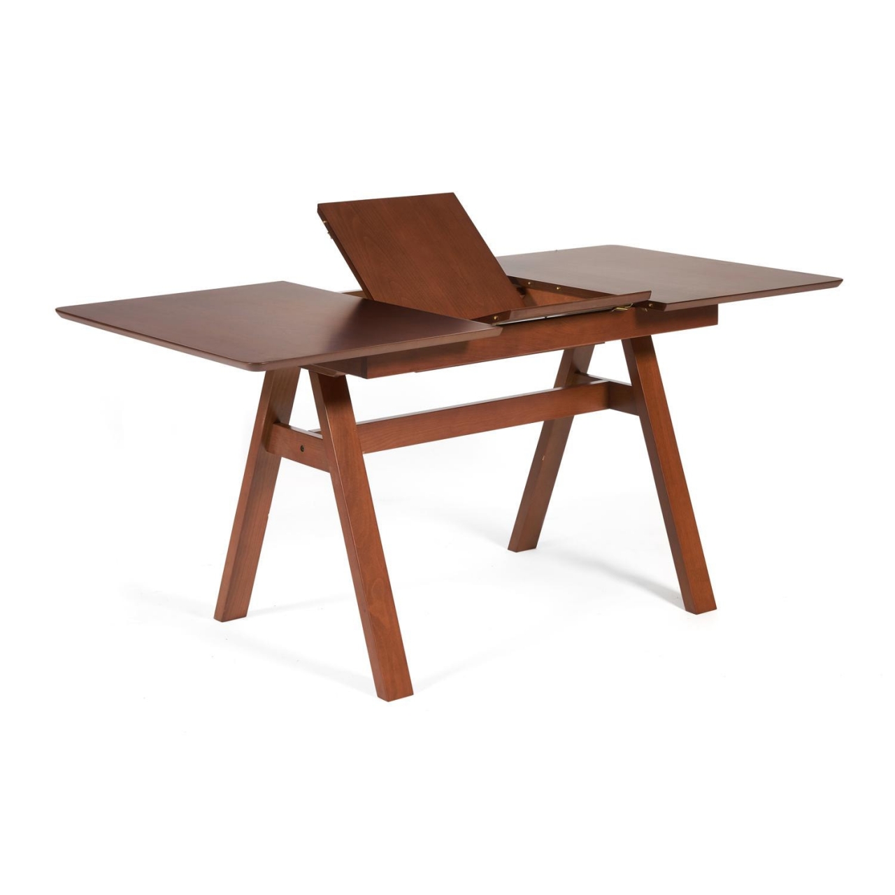 Стол раскладной Ricco (Рикко) основание бук, столешница мдф, 80x120+40x75см, Коричневый