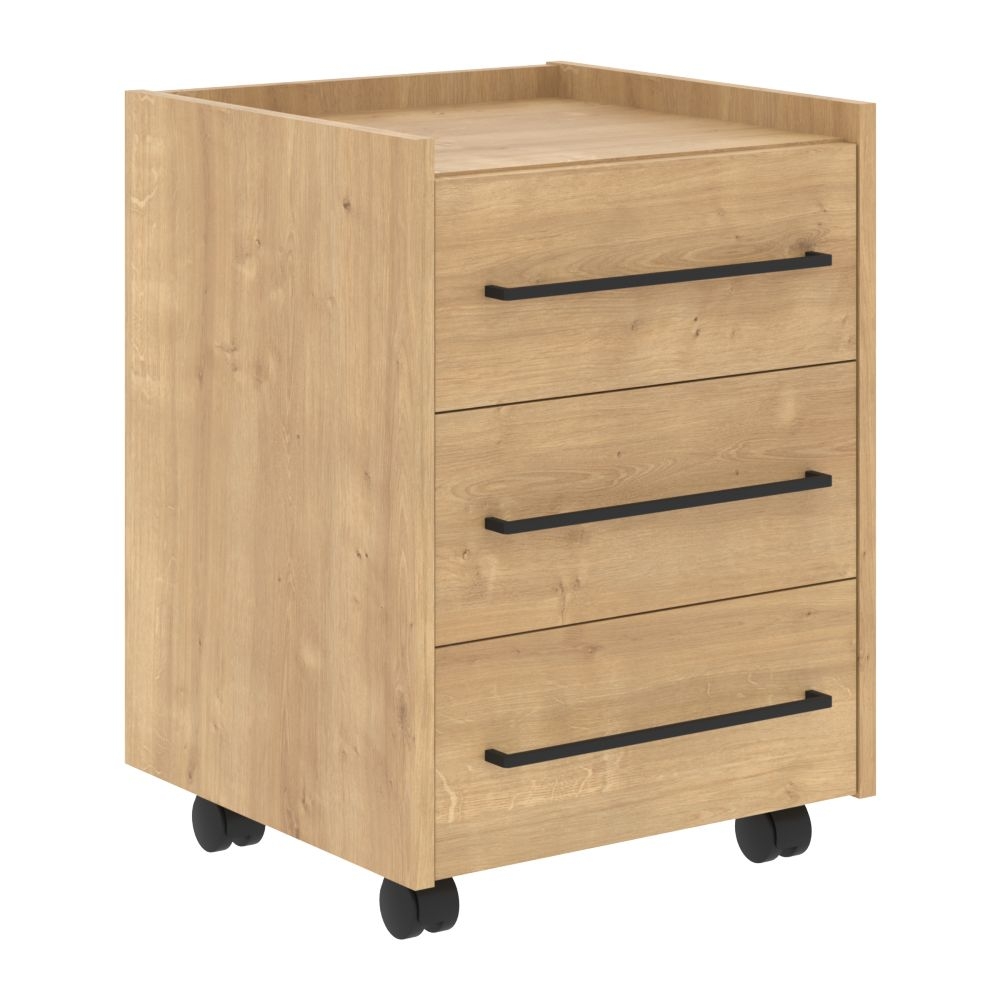 Тумба LOFTIS LMC-3D Дуб Бофорд/Черный