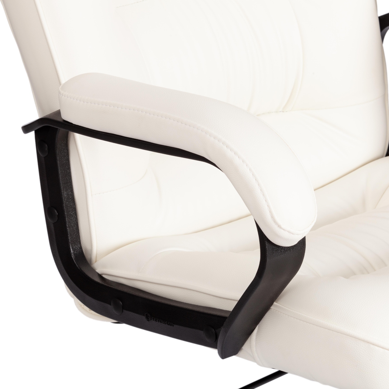 Кресло СН9944 (22) хром кож/зам, белый, 36-01