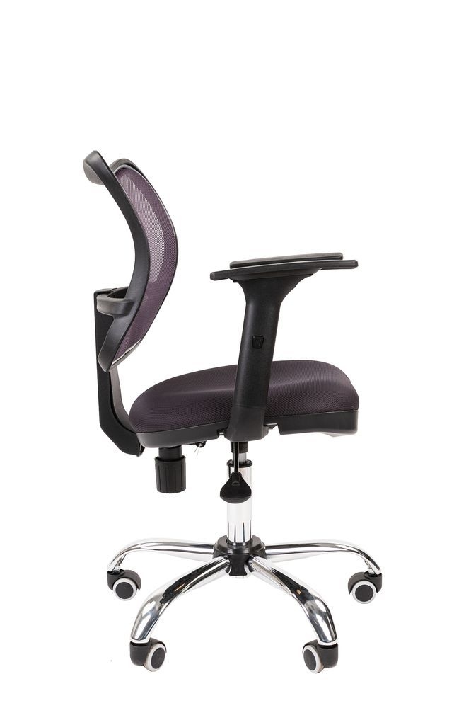 Офисное кресло для оператора CHAIRMAN 450 Chrome New Серый