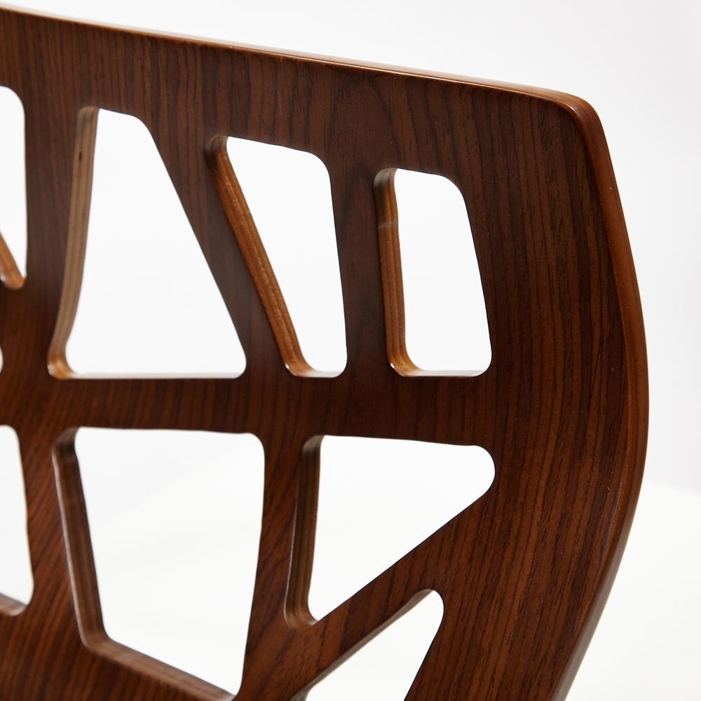 Барный стул TAIGA (mod.4042B) дерево / экокожа, 47х48х102 см, высота сиденья 74 см, орех/белый