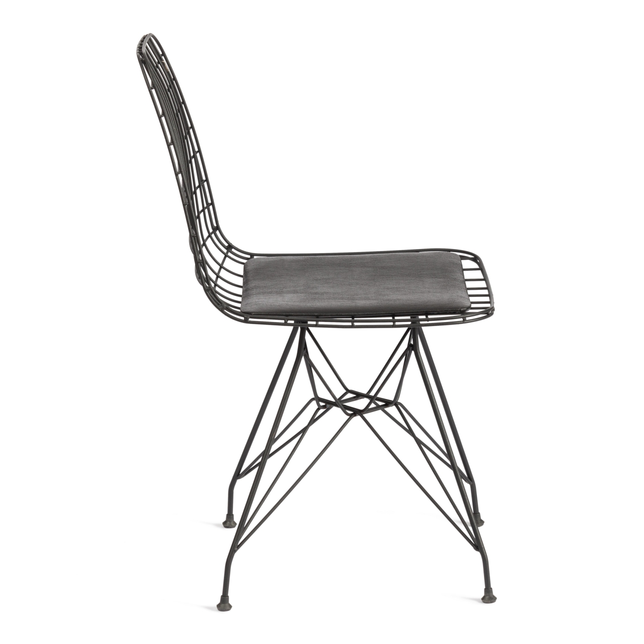 Стул TAVOLA (mod. 271) металл/экокожа, 46 х 47.5 х 84 см, Black (черный)