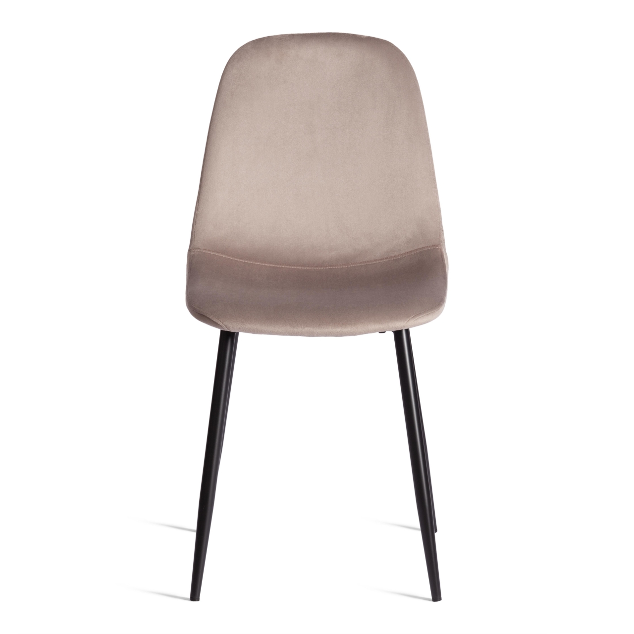 Стул BREEZE (mod. 4724) Велюр/металл , 44 х 53 х 87 см, Coffee (кофейный) HLR9 / черный