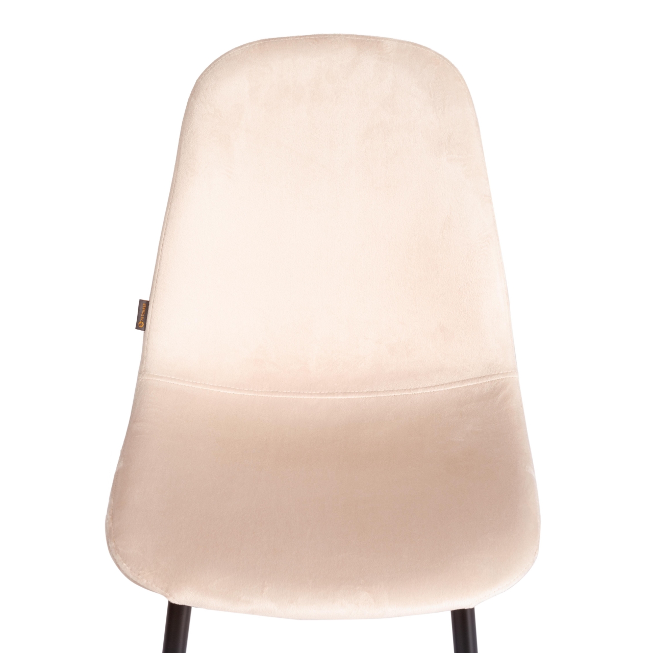 Стул BREEZE (mod. JSC-58) Велюр/металл , 44 х 53 х 86 см, creamy (кремовый) HLR 5 / черный