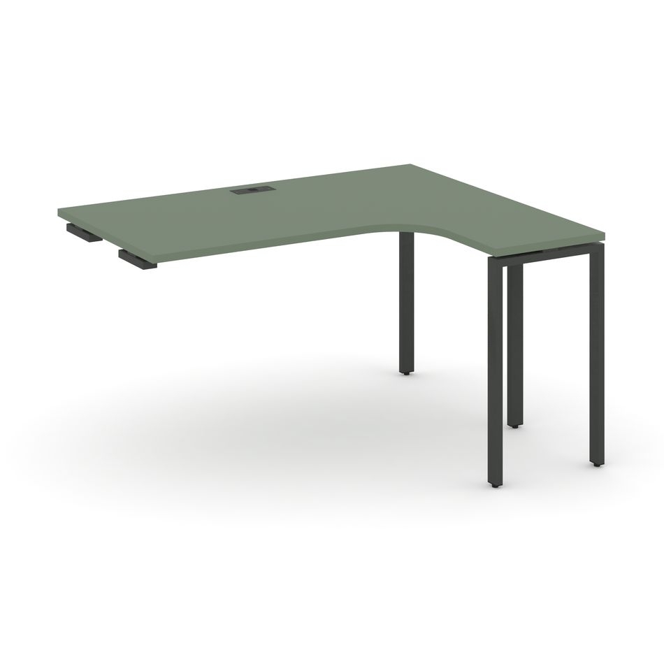 Стол-приставка к опорной тумбе/шкафу (правый) CONCEPT CN.OSAPR-005(R) Кобо Антрацит