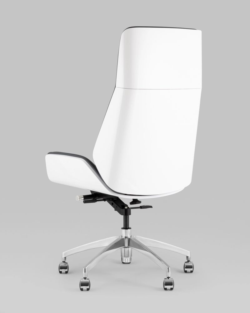 Кресло руководителя ТопЧаирс Cровн СН серо-голубой / TopChairs Crown SN