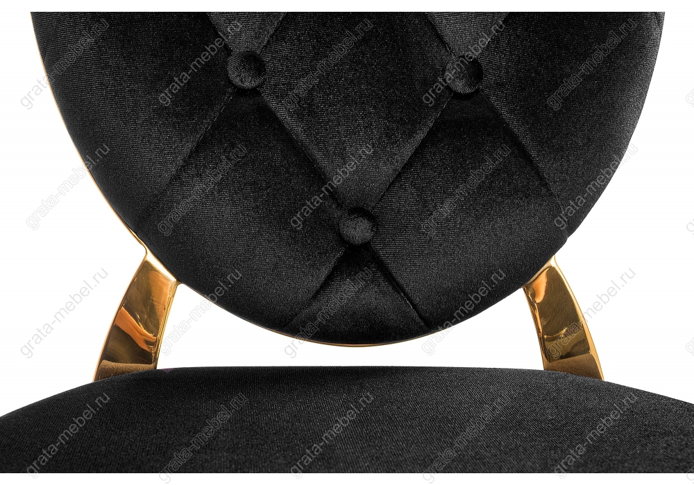 Стул Odda черный / золотой