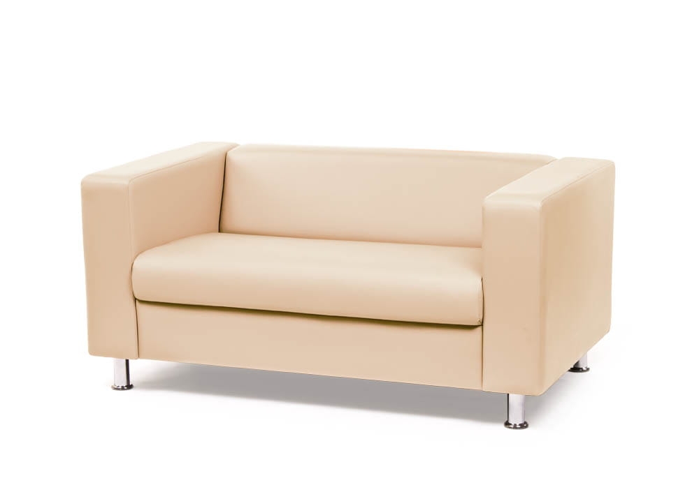 Диван Алекто двухместный Consul Ivory (кожа)