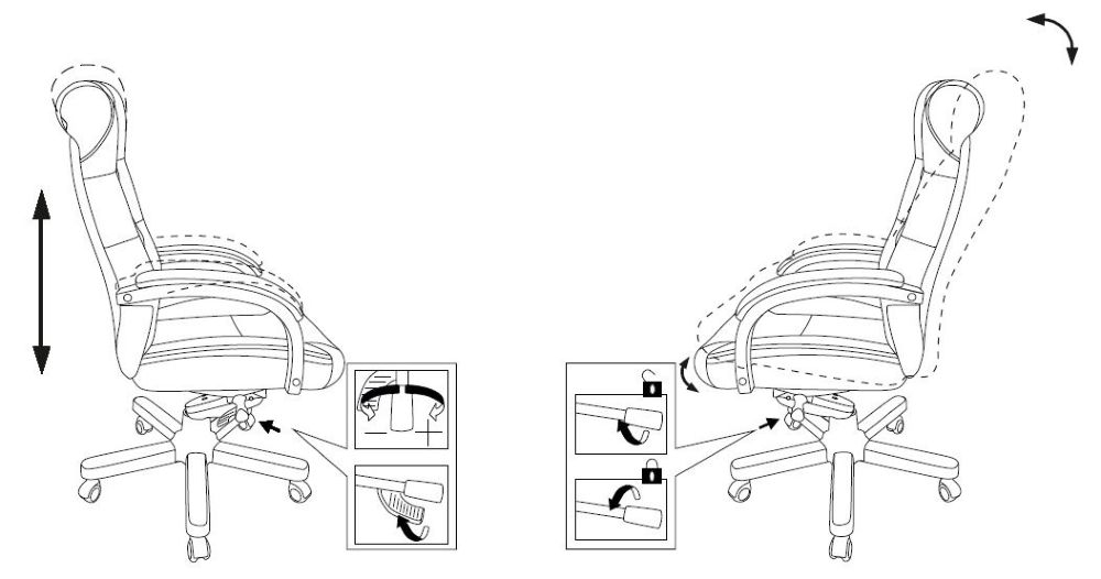 Кресло руководителя Бюрократ T-9928WALNUT/BLACK