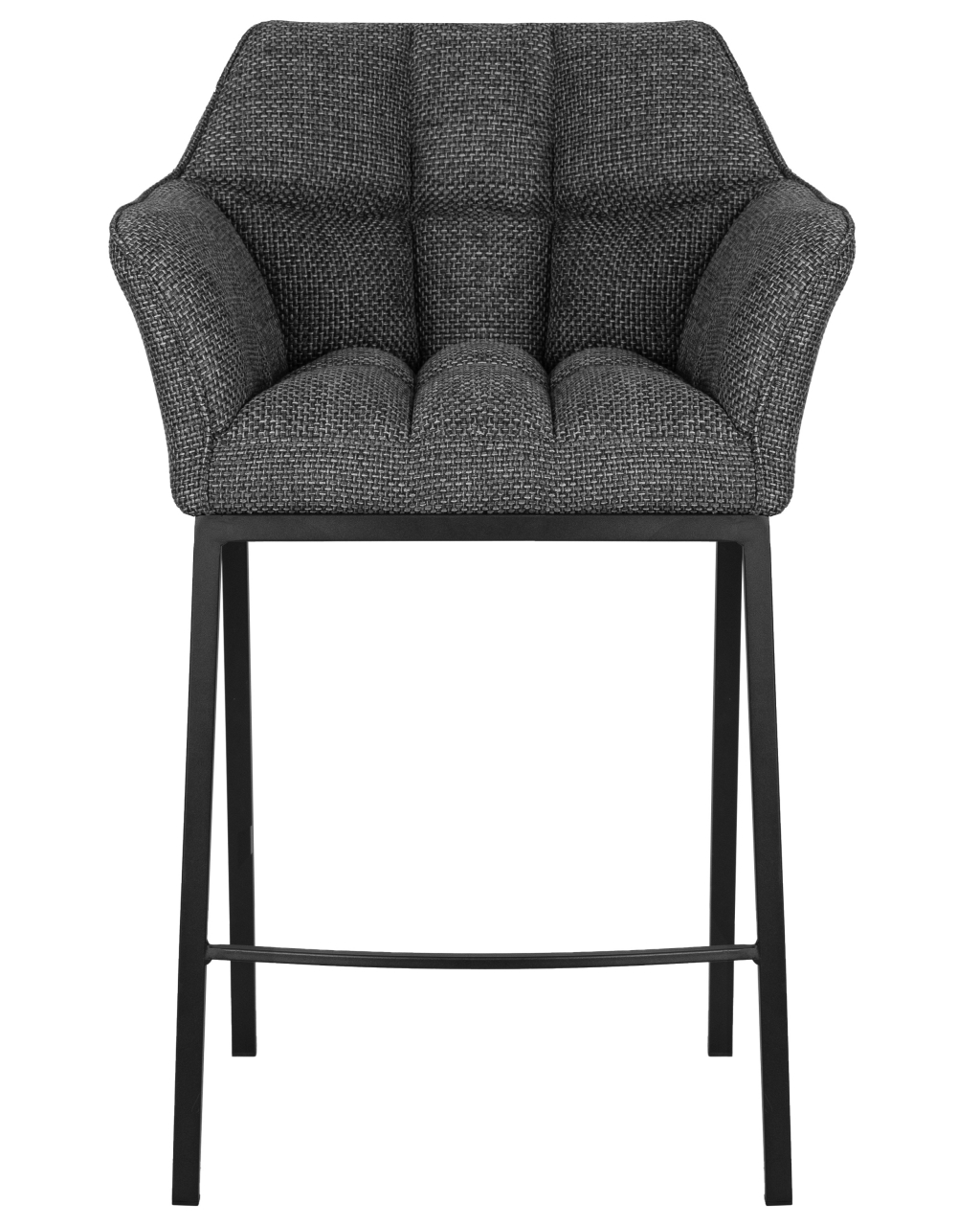 Стул полубарный DOBRIN LUCAS COUNTER (серая ткань (F-22))