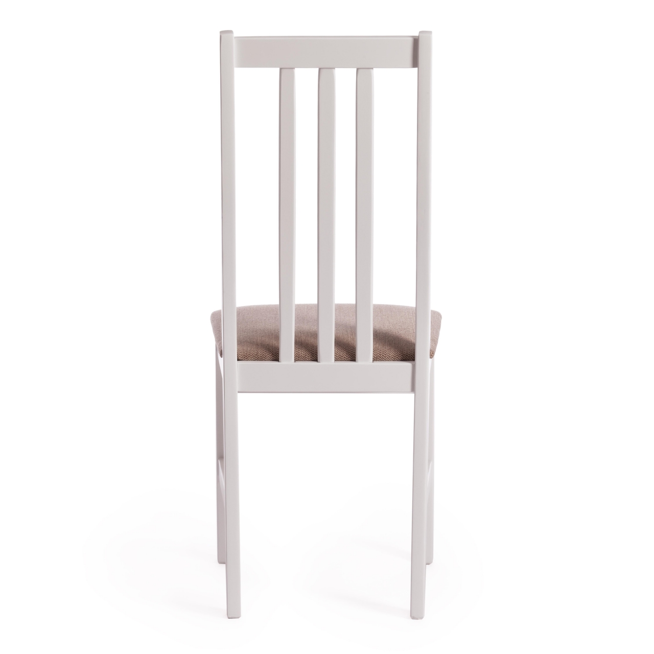 Стул SWEDEN Многослойная фанера, 41*40*99 см, white, ткань бежевая (Ford William 7)