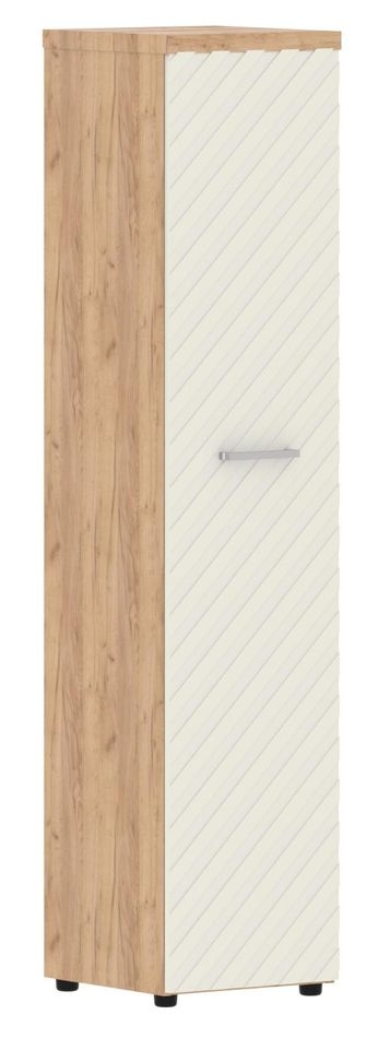 Шкаф колонка с глухой дверью и топом Torr LUX TLHC 42.1 Дуб Бофорд Латте