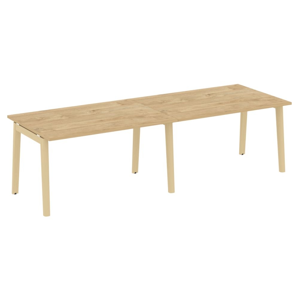 Стол переговорный (2 столешницы) ONIX WOOD OW.PRG-2.3 Тиквуд Светлый/Светлый