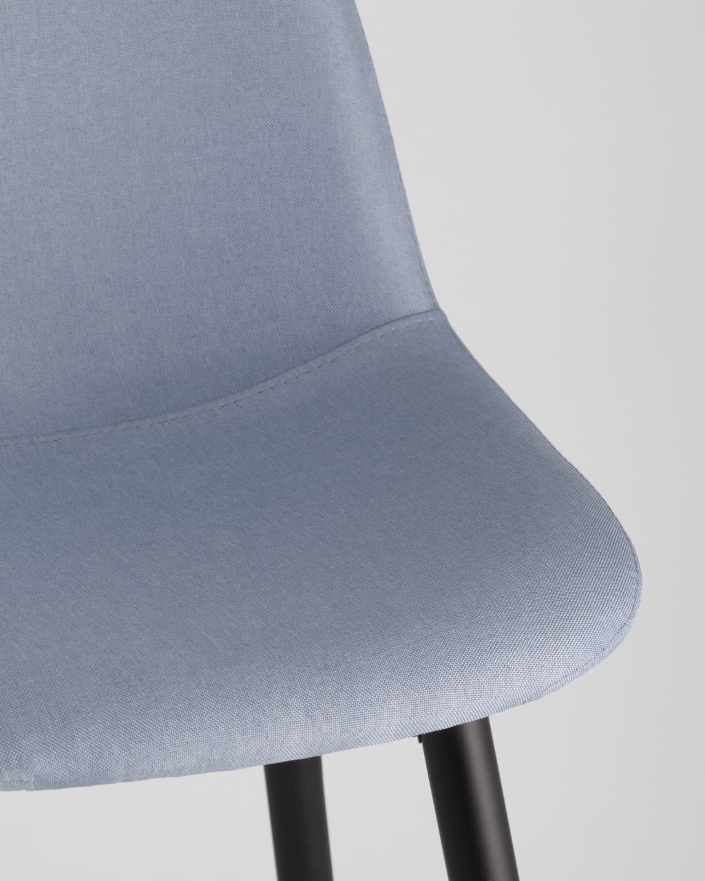 Барный стул Валенсия с удобной спинкой Голубой