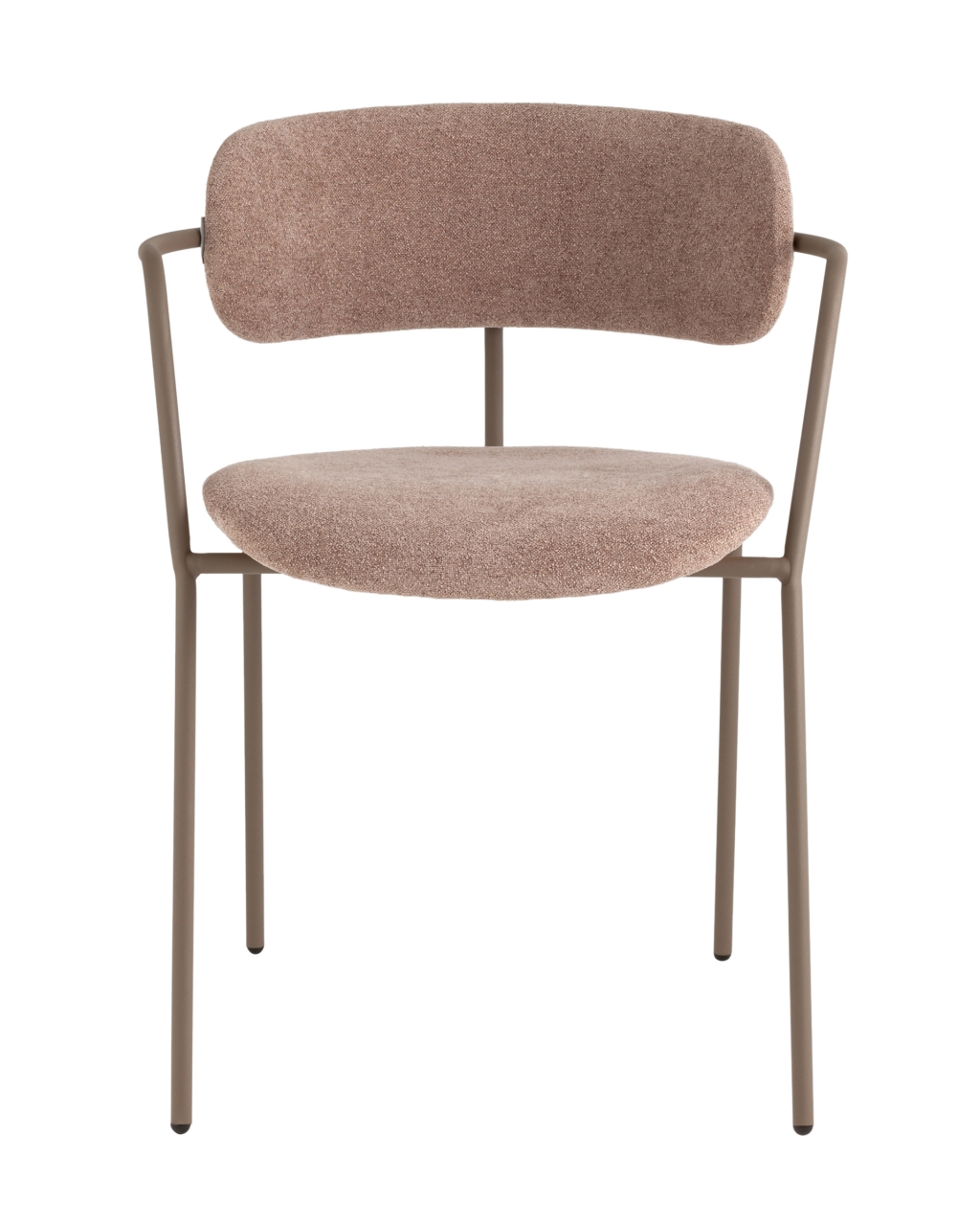 Стул Дженни букле бежевый каркас бежево-серый