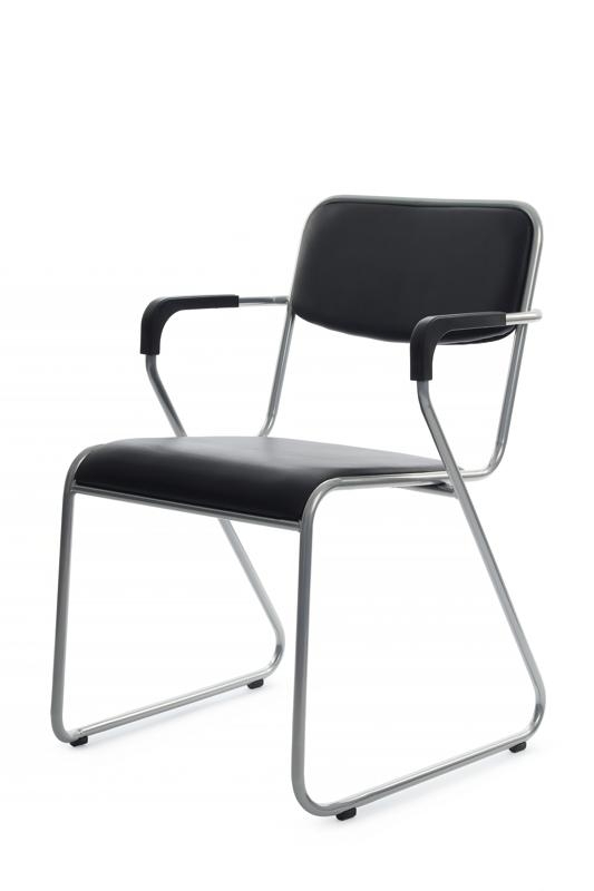 Кресло Nix Plus RCH OMKL-03 Черный/Металл окрашенный Хром