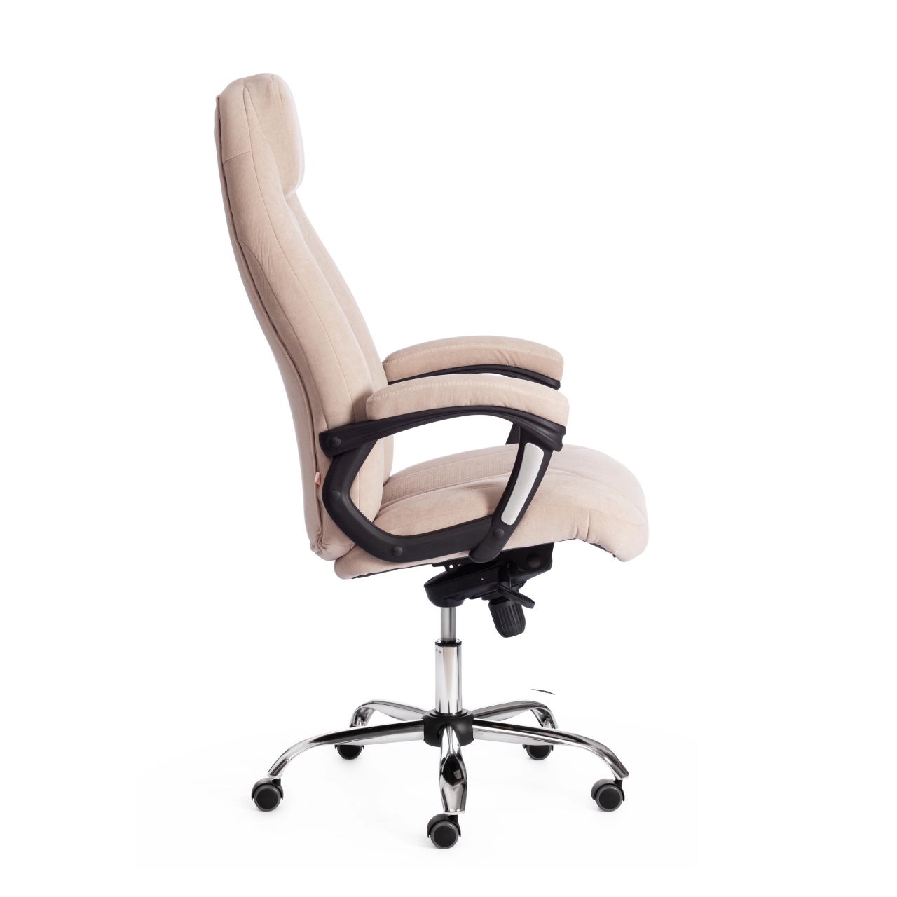 Кресло BOSS Lux флок , бежевый/бежевый перф., 7/7/06