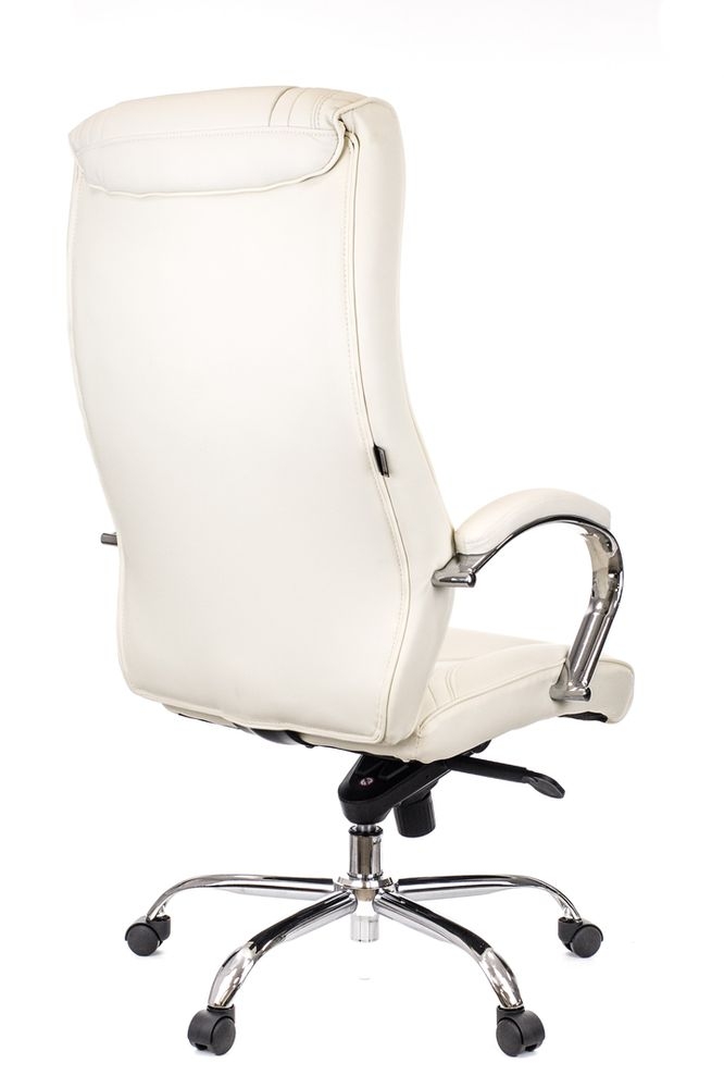 Кресло руководителя King M экокожа Кремовый
