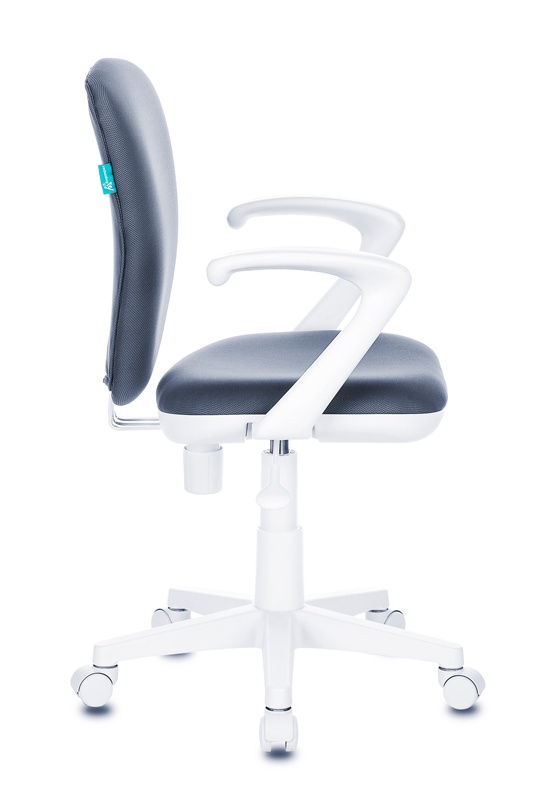 Кресло детское Бюрократ KD-W10AXSN (пластик белый) Серый 26-25