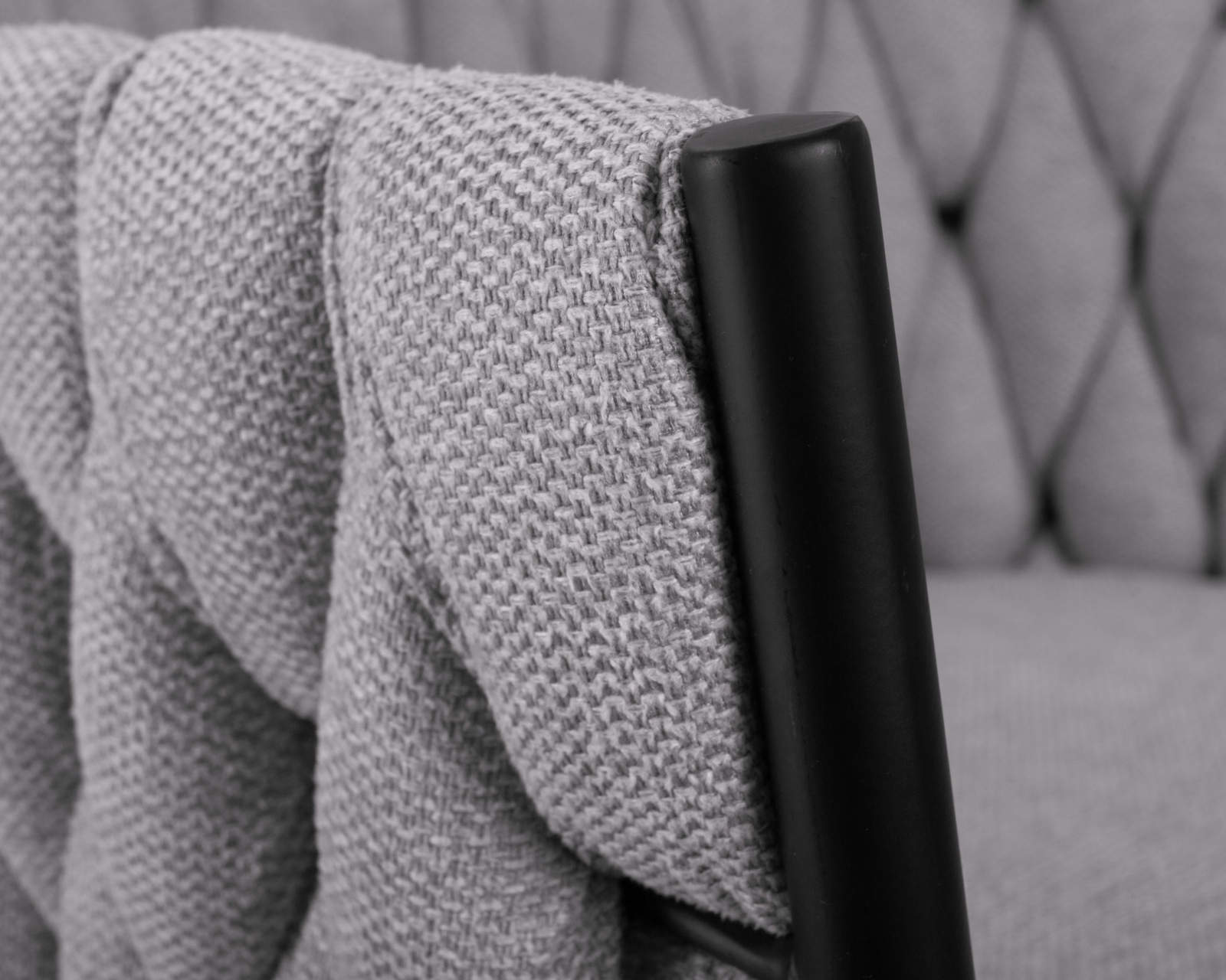 Стул барный DOBRIN LEON Серая ткань LAR 275-17